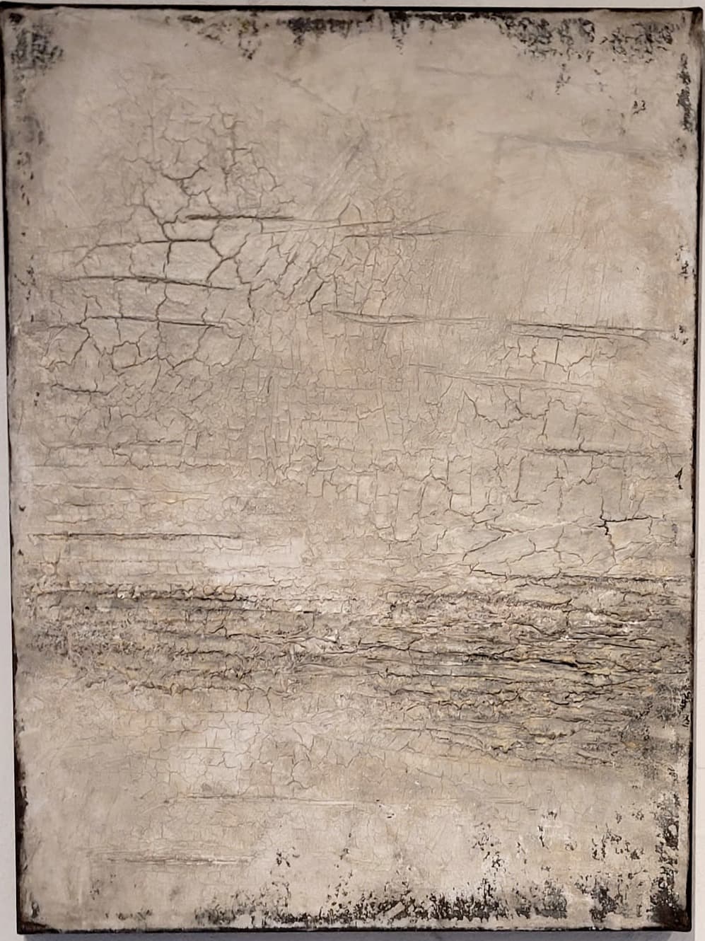 Spachteltechnik mit Marmormehl | 2024 | 60x80cm