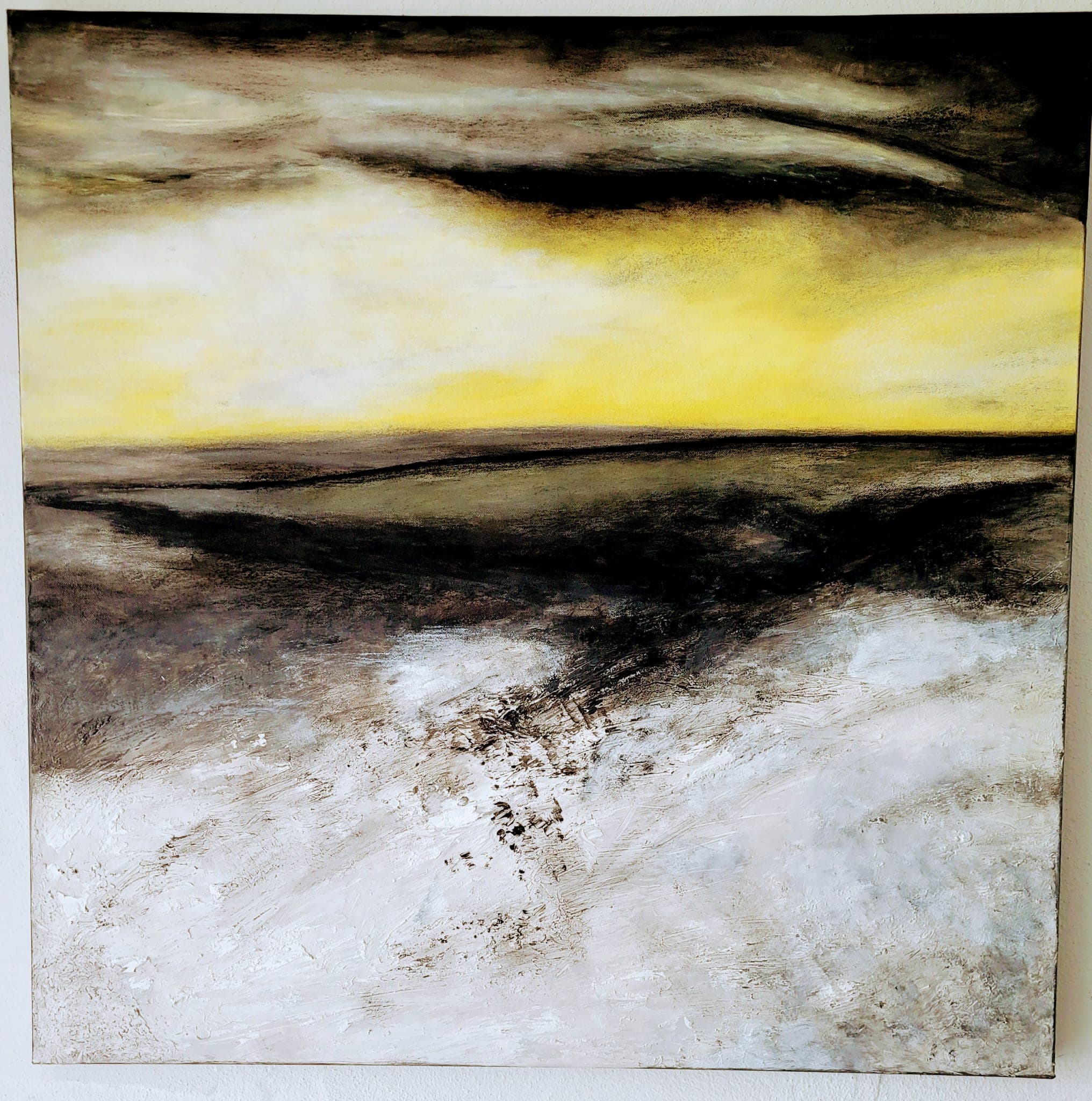 Hinter dem Horizont | 90x90cm | 2022