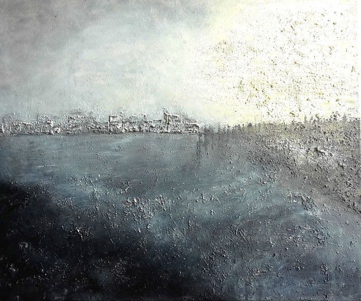 November | 2015 | Mischtechnik in Sand und Gipshaftputz | 50x60cm