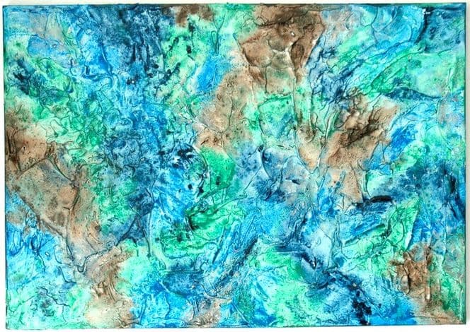 o.T. | 2010 | Spachteltechnik in Acryl | 70x100cm