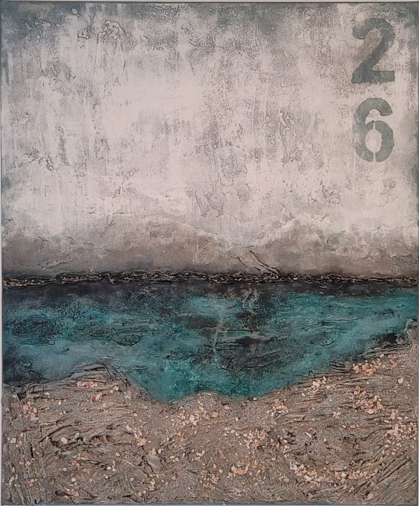 Spachteltechnik | 50x70cm | 2026