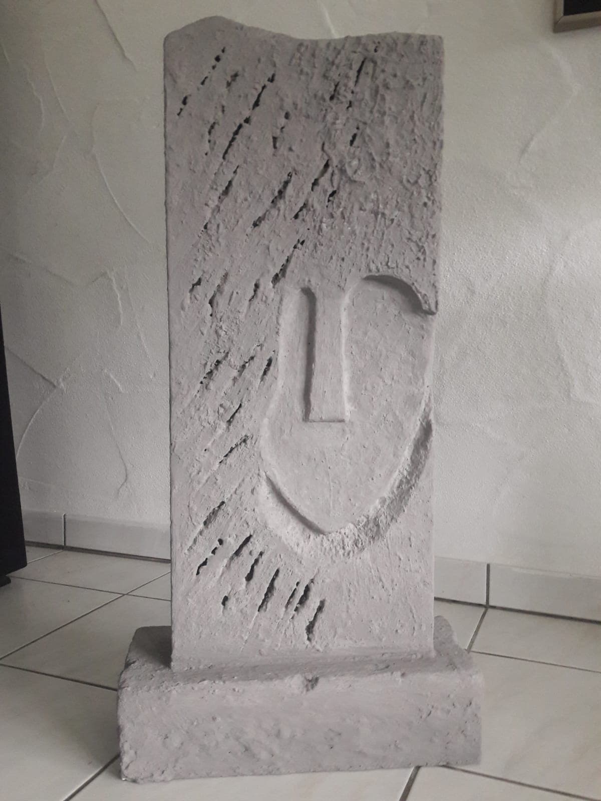 Skulptur aus Styrodur und Zement | 70x30x8cm | 09/2020